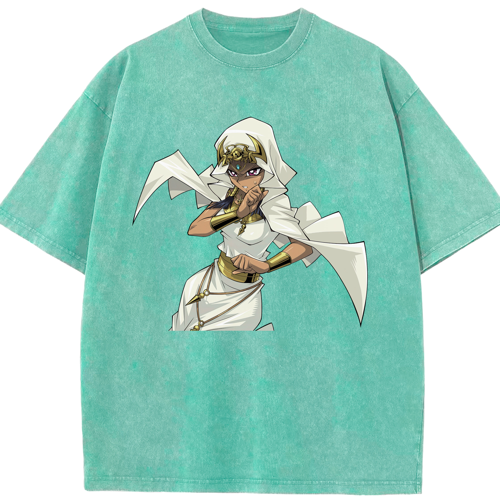 （画像用） 遊☆戯☆王 Yu-Gi-Oh! 綿100% ヴィンテージ風 半袖Tシャツ（フロントプリント）